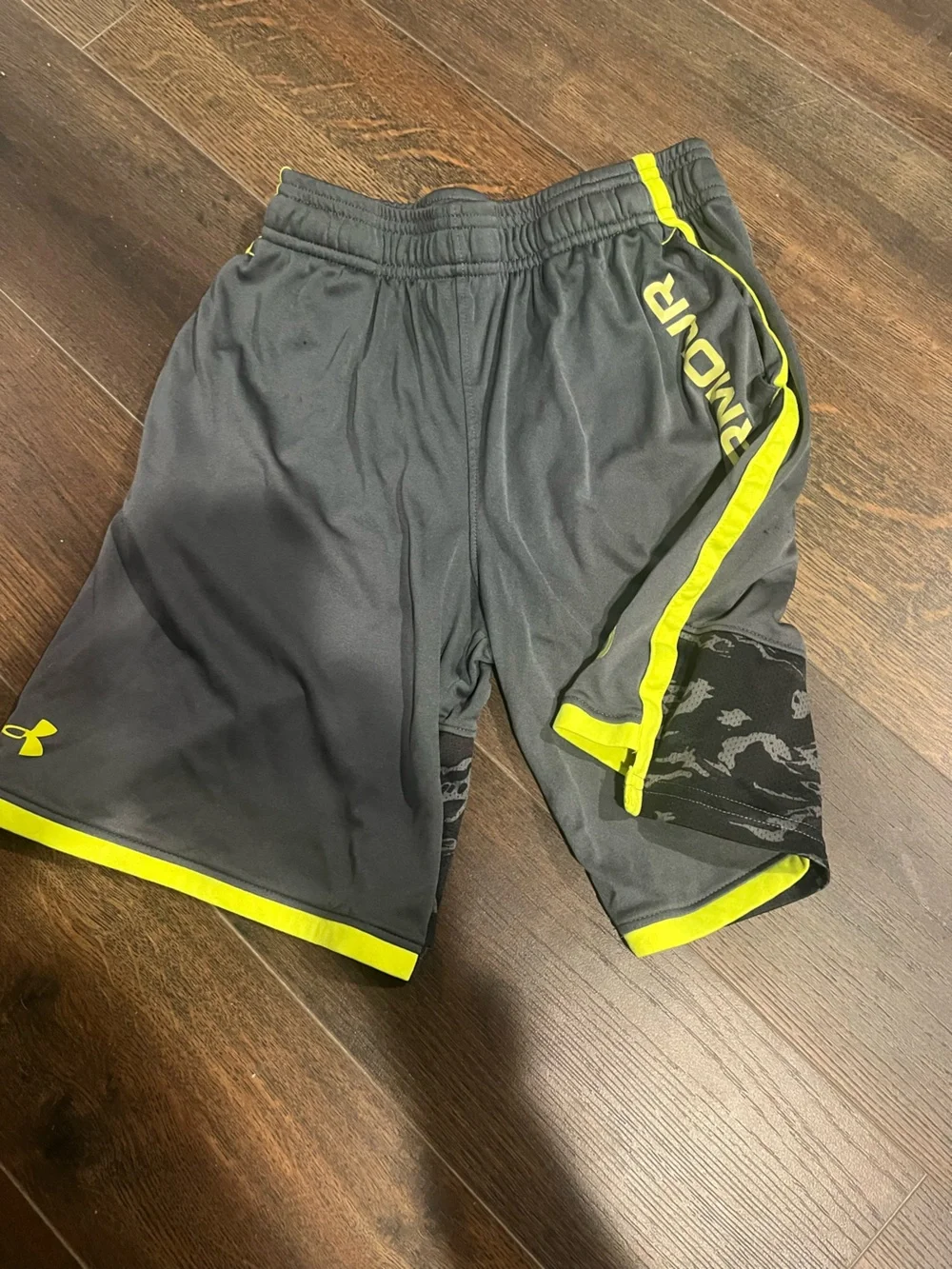 5 Pairs of Boys Athletic Shorts Size Medium- Nike, Under Armour and Adidas